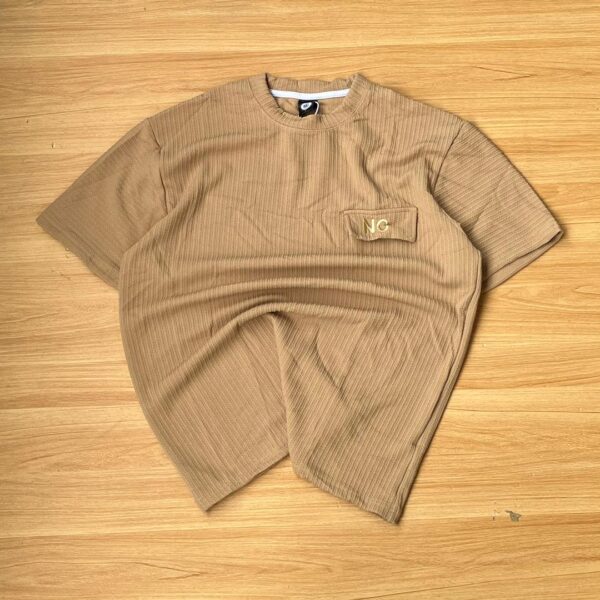 Ribbed Casual T-Shirt - Image 3